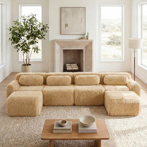 U-Shaped Boneless Sofa