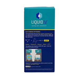 Liquid I.V. Hydration Multiplier Lemon Lime Electrolyte Drink Mix 16 Pack
