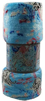 Under the sea collection microplush throw blanket (50" x 60") - mermaid paradise