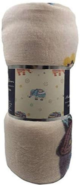 Tropical summer novelty velvet fleece throw blanket (50" x 60")
