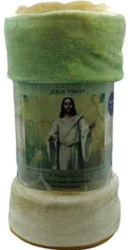 Religious 50" x 70" oversized super soft microplush throw blanket