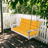 2-Piece High Back Patio Chair Cushion Set, Yellow