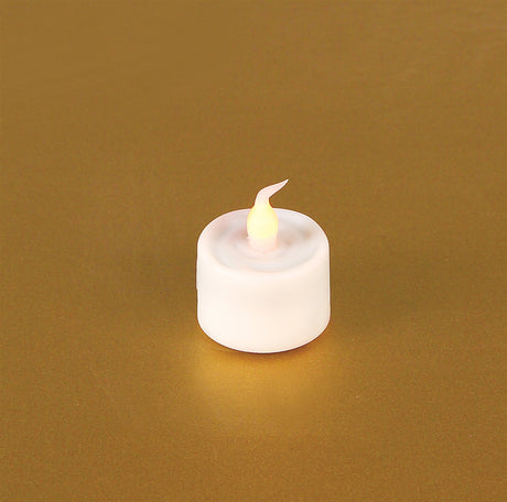 Led flicketing tea light candle (set of 12)