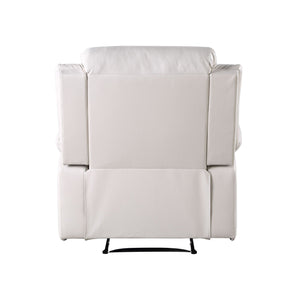 Eilbra - Synthetic Leather Power Motion Recliner - Beige