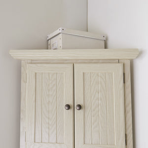 4-Tier 72" Corner Kitchen Pantry Storage Cabinet with 8 Doors