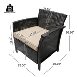 St Lucia 4Pc Sofa Set