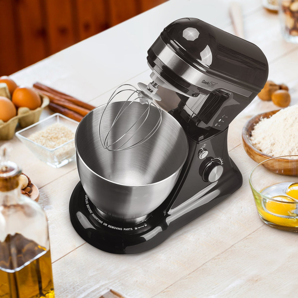 Geek Chef Electric Stand Mixer, 4.8QT