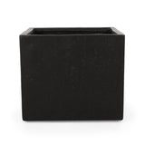 21.5' L Outdoor Magnesium Oxide Planter in Black
