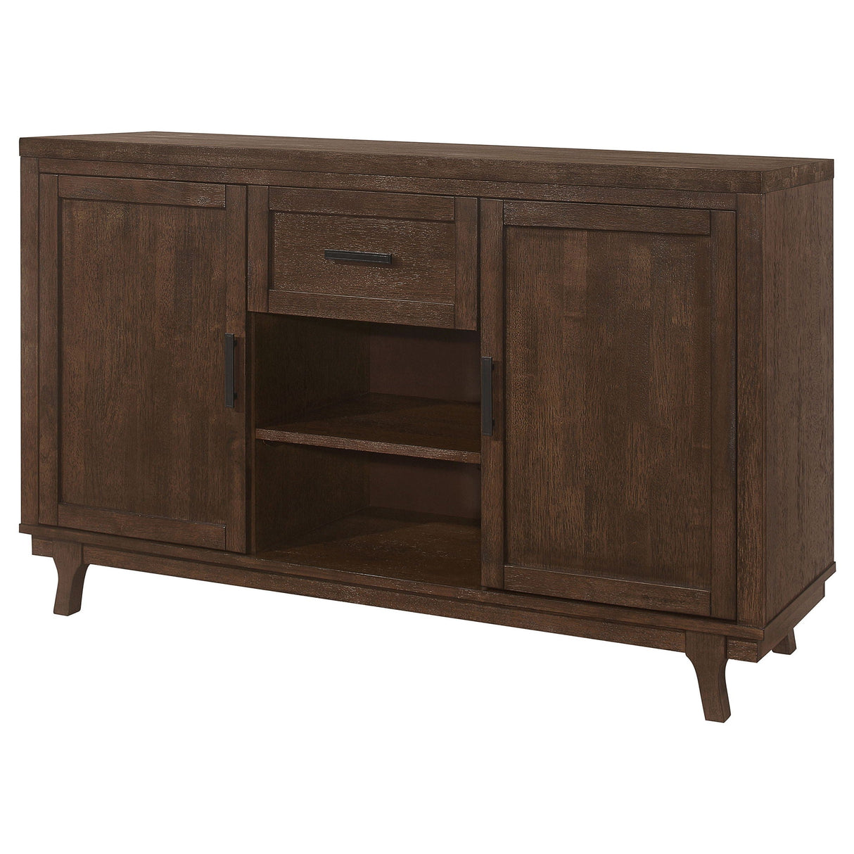Mccall - 2 Door Server With 1 Drawer - Brown Oak