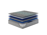 Restonic comfort care 11' hybrid mattress, individual pocketed coil mattress , medium comfort