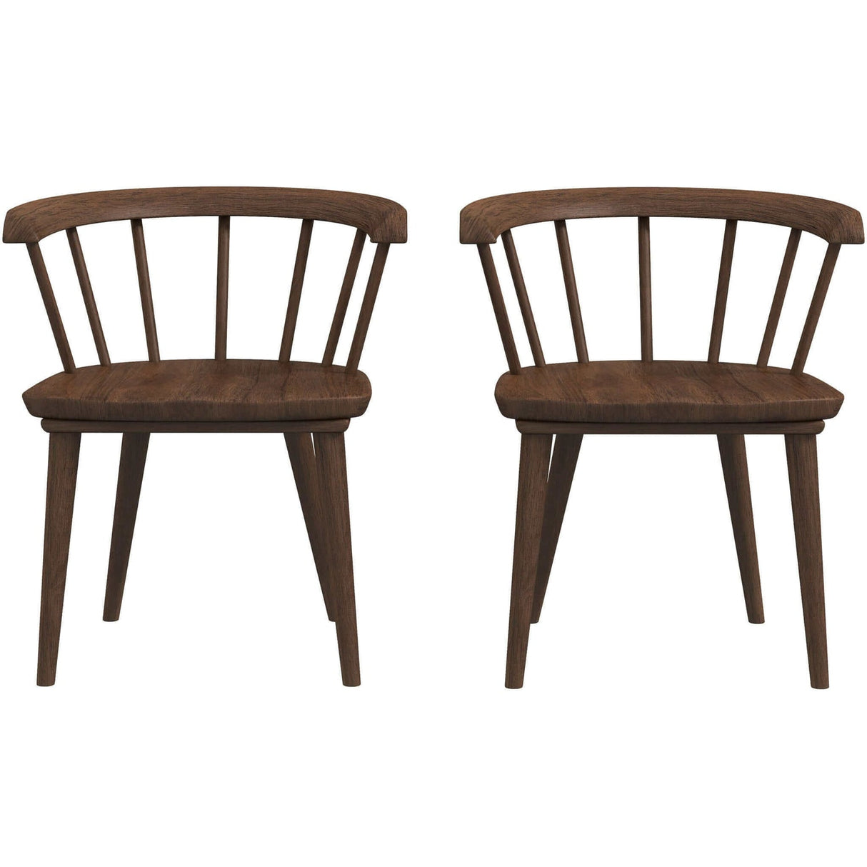 Kingsley Mid-Century Modern Dining Chairs, Set of 2