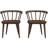 Kingsley Mid-Century Modern Dining Chairs, Set of 2