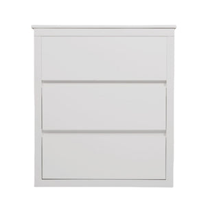Freestanding Bathroom Vanity With Ceramic Sink, 2 Full Extension Drawers