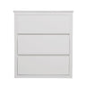 Freestanding Bathroom Vanity With Ceramic Sink, 2 Full Extension Drawers