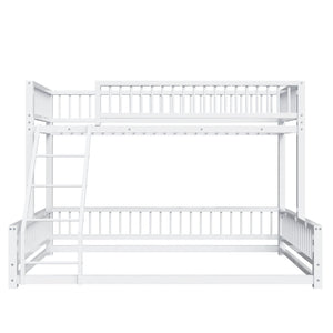 Bunk Bed With Ladder And Safety Guardrails