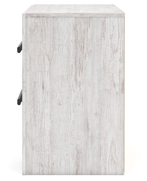 Cayboni - Two Drawer Night Stand - Whitewash