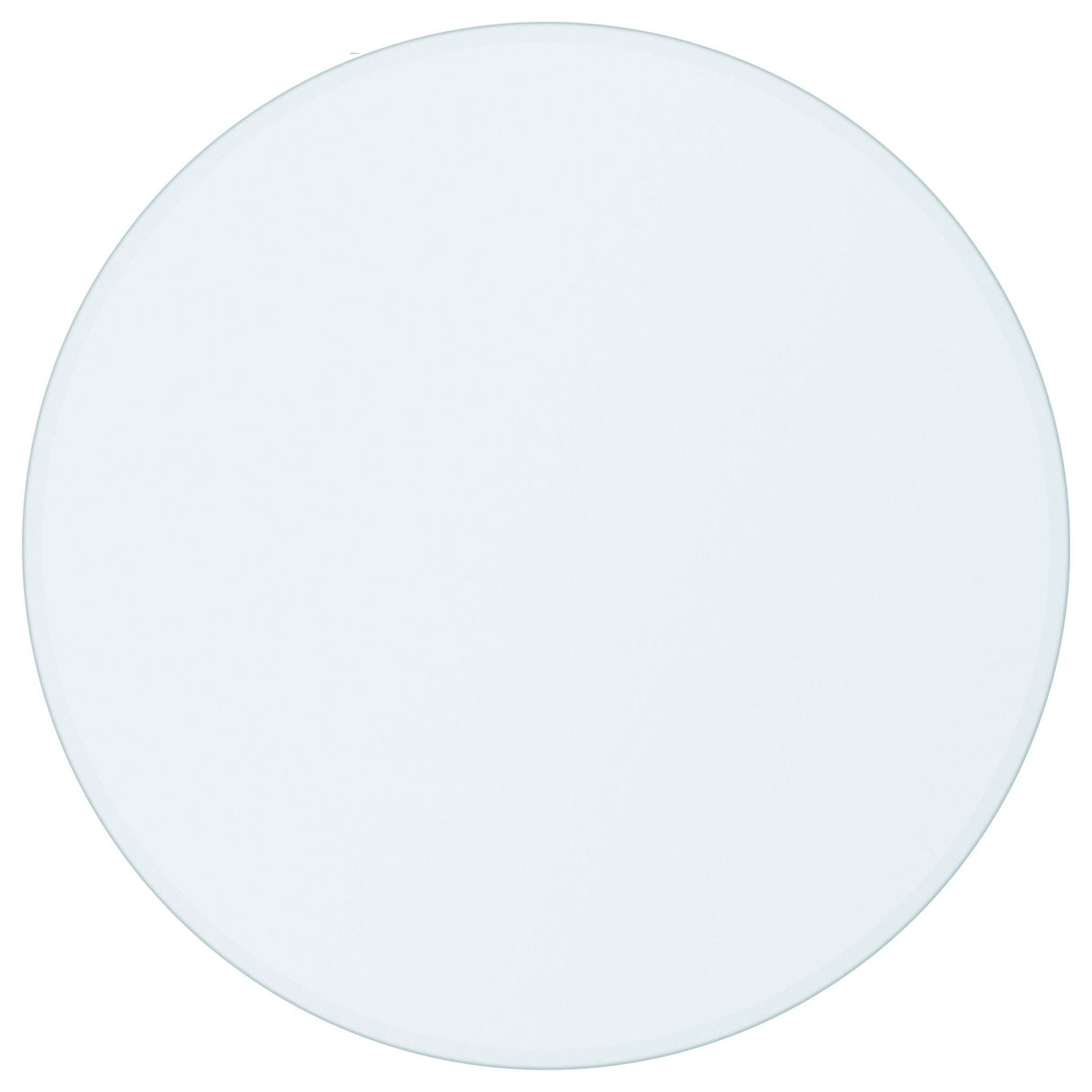 Glass Tops 48-inch 6mm Round Clear Tempered Glass Top