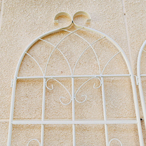Metal Garden Rustproof Trellis For Climbing Plants Outdoor Flower Support