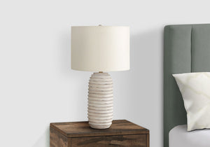 Lighting Table Lamp Resin Transitional - Cream