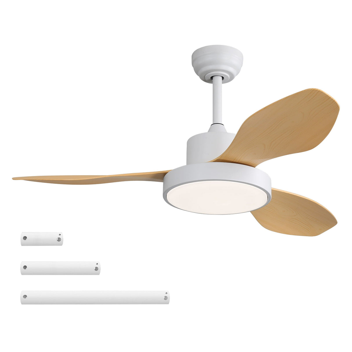 Ceiling Fan With 22W LED Light And Remote Control