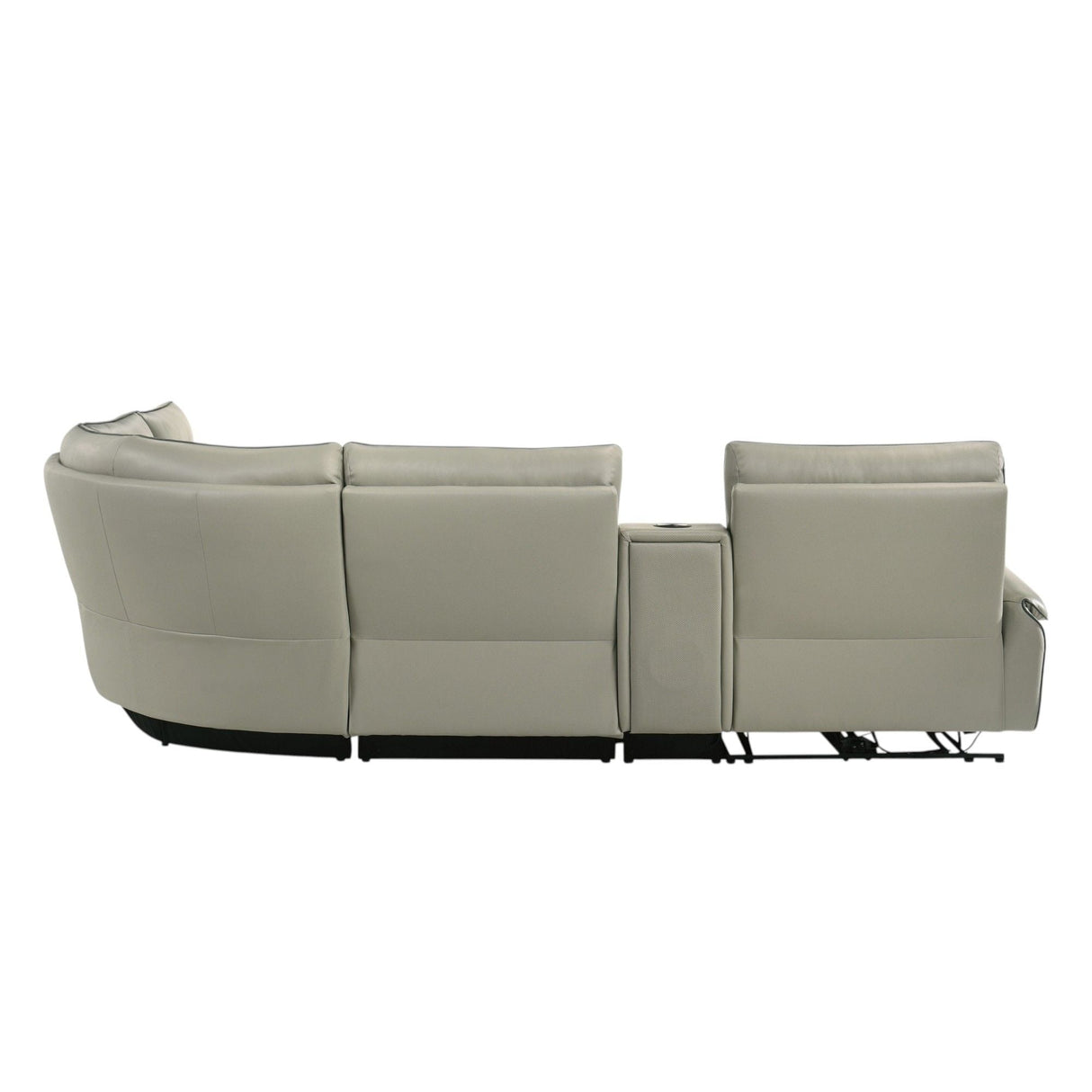 Jayke - Power Motion Sectional Sofa - Light Gray