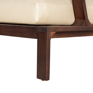 4-Piece Outdoor Sofa Set with Cushions and Coffee Table