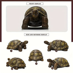 21.3' Large Realistic Resin Turtle Statue