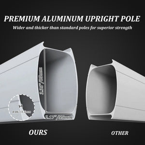 Round Cantilever Umbrella with Center Pole, Lake
