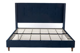 Luxury Wingback Upholstered Bed Frame