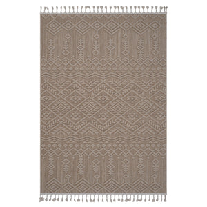 Guros - 8' X 10' Traditional Indoor / Outdoor Area Rug - Natural