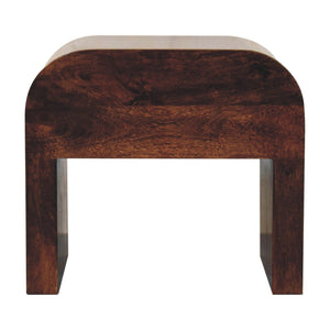 Disc Nightstand - Walnut