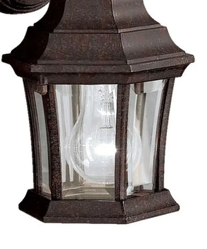 Townhouse 1-Light 16"H Outdoor Wall Light Fixture, Tannery Bronze Finish by Kichler