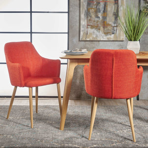 Elegant Dining Chair with Contoured Support