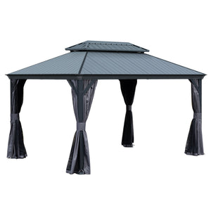 10'x14' Hardtop Gazebo with Resin Roof