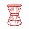 Lassen - Modern Outdoor Side Table with Hourglass Design