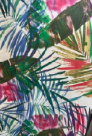 2 Pack Outdoor Lumbar Pillow Covers - Tropical Floral