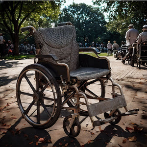 Heavy-Duty Manual Wheelchair for Adults with Double X Force Support