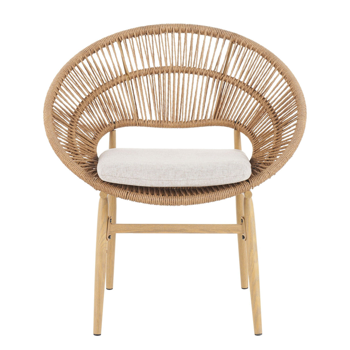 Cyril - Outdoor Papasan Style Dining Chair (Set of 2)