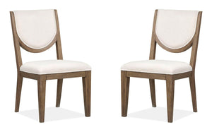 Westbourne - Upholstered Side Chair (Set of 2) - Dark Umber