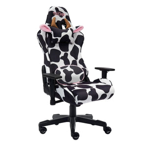 TS85 COW Print LUXX Series Gaming Chair32