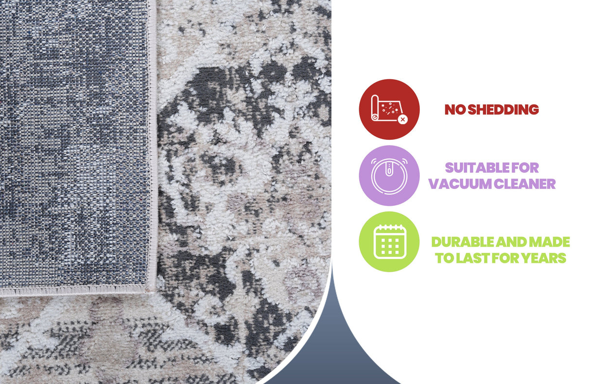 NAAR PAYAS Traditional Non-Shedding and Stain Resistant Area Rug