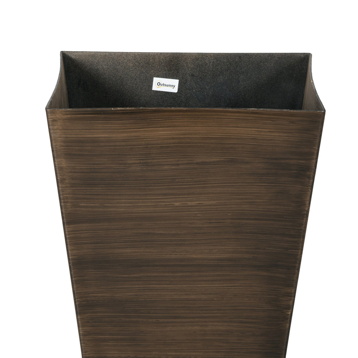 Outsunny 28" Tall Outdoor Planters, Set of 3 Large Taper Planters