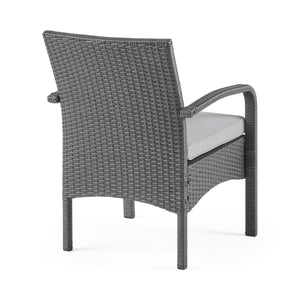 Cordoba KD Wicker 4 Piece Chat Set