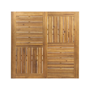 9-Piece Acacia Wood Outdoor Patio Dining Set