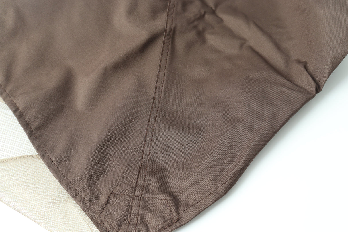 10x10 Ft Outdoor Patio Gazebo Replacement Canopy - Brown