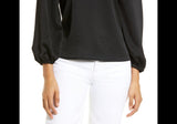 White Halogen Sweetheart Neck Blouse, Size XL
