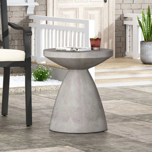 Outdoor / Indoor Lightweight Concrete Side Table