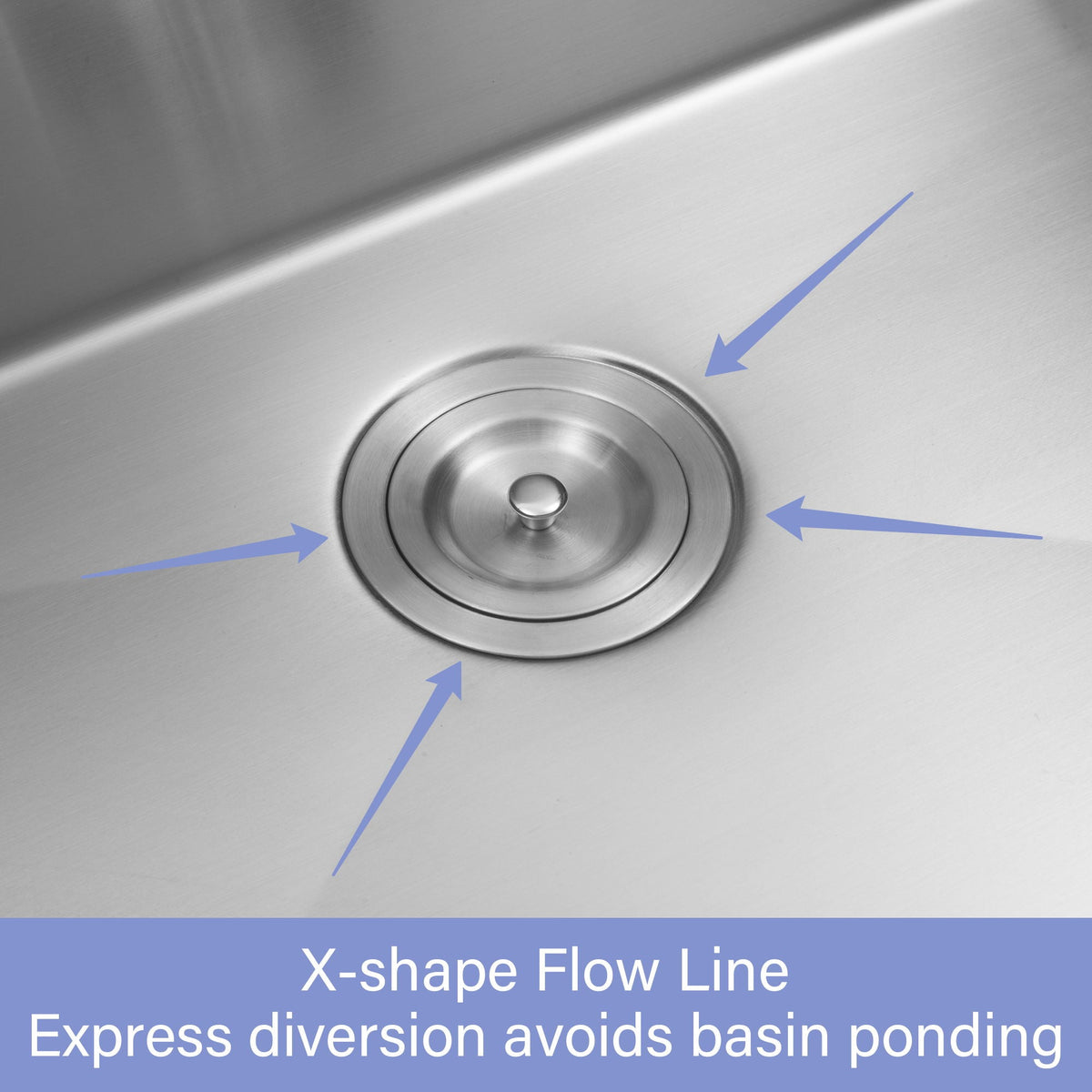 Modern Undermount Stainless Steel Kitchen Sink 16 Gauge, Deep Single Bowl