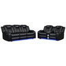 Benz - Power Recliner Set With LED Lighting And USB Charging