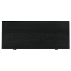 Goodson 64-inch 4-Drawer Double Pedestal Computer Desk Black